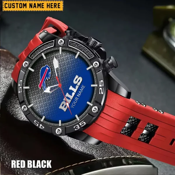 Buffalo Bills Silicon Strap Fashion Wrist Watch Trending 2025 SPTSSFWW004 - Image 2