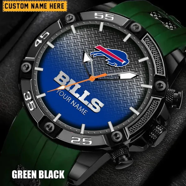 Buffalo Bills Silicon Strap Fashion Wrist Watch Trending 2025 SPTSSFWW004 - Image 3