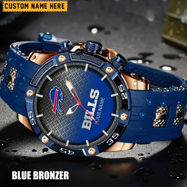 Buffalo Bills Silicon Strap Fashion Wrist Watch Trending 2025 SPTSSFWW004 - Image 6