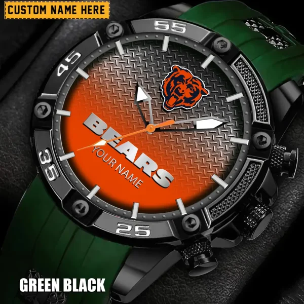 Chicago Bears Silicon Strap Fashion Wrist Watch Trending 2025 SPTSSFWW006 - Image 3