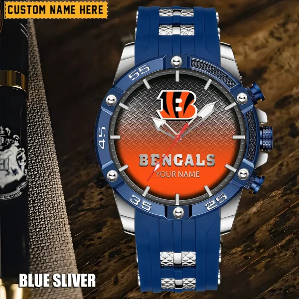 Cincinnati Bengals Silicon Strap Fashion Wrist Watch Trending 2025 SPTSSFWW007 - Image 3