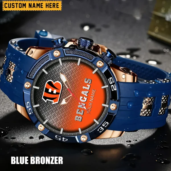 Cincinnati Bengals Silicon Strap Fashion Wrist Watch Trending 2025 SPTSSFWW007 - Image 4