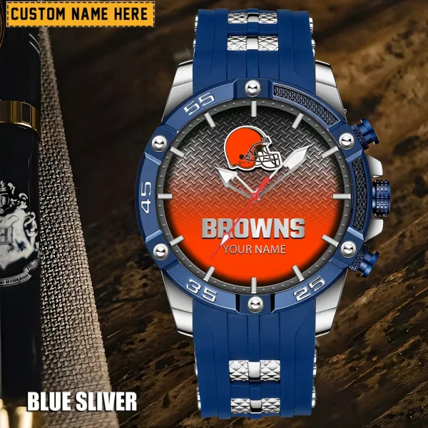 Cleveland Browns Silicon Strap Fashion Wrist Watch Trending 2025 SPTSSFWW008 - Image 5