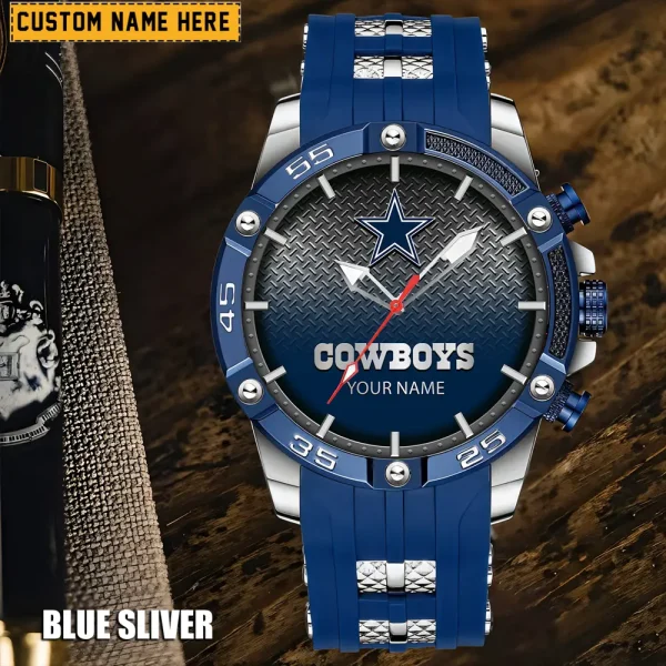 Dallas Cowboys Silicon Strap Fashion Wrist Watch Trending 2025 SPTSSFWW009 - Image 3