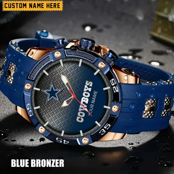 Dallas Cowboys Silicon Strap Fashion Wrist Watch Trending 2025 SPTSSFWW009 - Image 4