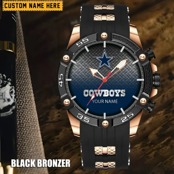 Dallas Cowboys Silicon Strap Fashion Wrist Watch Trending 2025 SPTSSFWW009