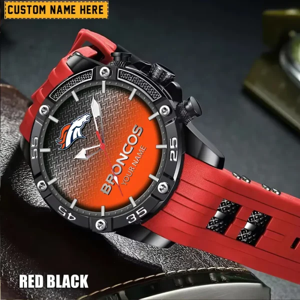 Denver Broncos Silicon Strap Fashion Wrist Watch Trending 2025 SPTSSFWW010 - Image 2