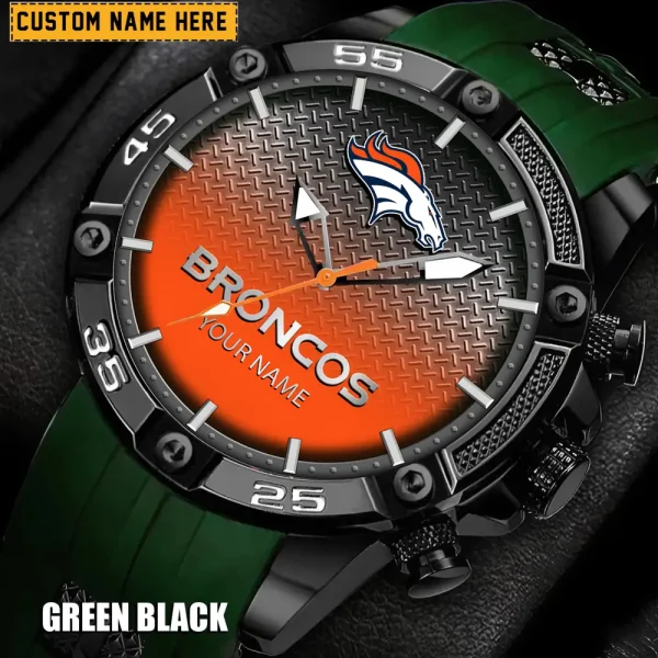 Denver Broncos Silicon Strap Fashion Wrist Watch Trending 2025 SPTSSFWW010 - Image 3