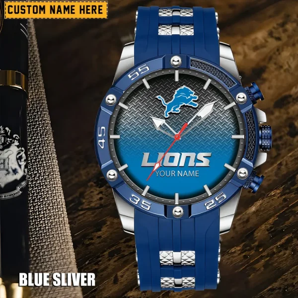 Detroit Lions Silicon Strap Fashion Wrist Watch Trending 2025 SPTSSFWW011 - Image 3