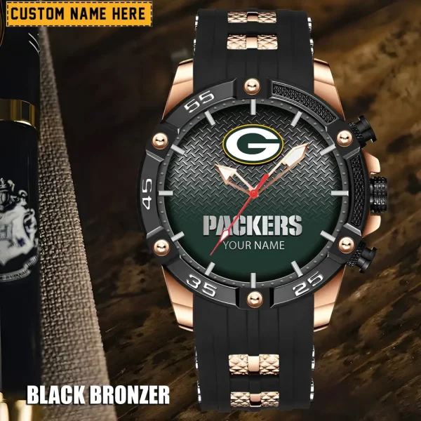 Green Bay Packers Silicon Strap Fashion Wrist Watch Trending 2025 SPTSSFWW012