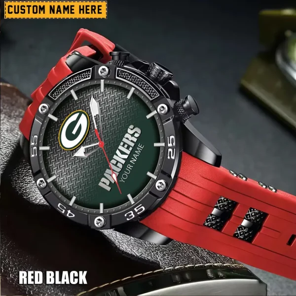 Green Bay Packers Silicon Strap Fashion Wrist Watch Trending 2025 SPTSSFWW012 - Image 2