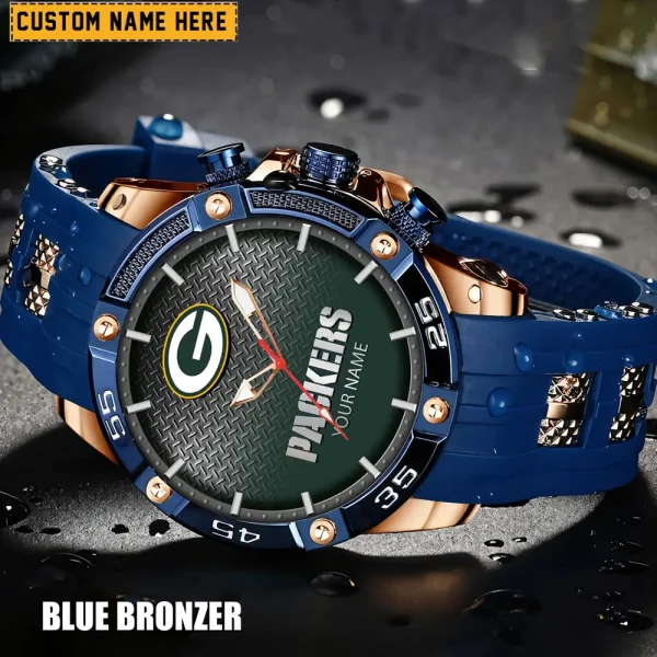 Green Bay Packers Silicon Strap Fashion Wrist Watch Trending 2025 SPTSSFWW012 - Image 3