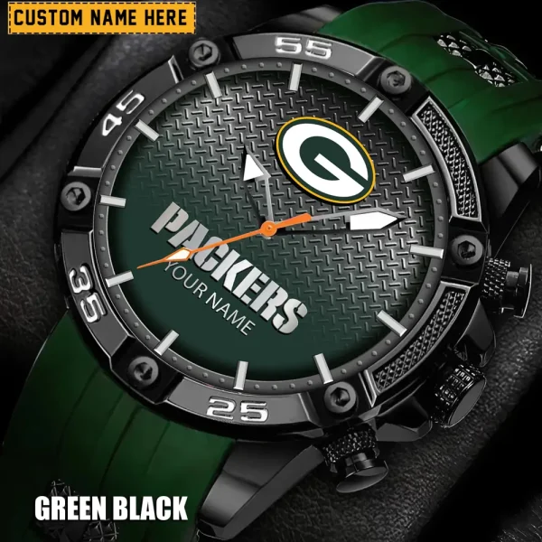 Green Bay Packers Silicon Strap Fashion Wrist Watch Trending 2025 SPTSSFWW012 - Image 4