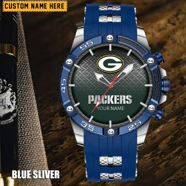 Green Bay Packers Silicon Strap Fashion Wrist Watch Trending 2025 SPTSSFWW012 - Image 5