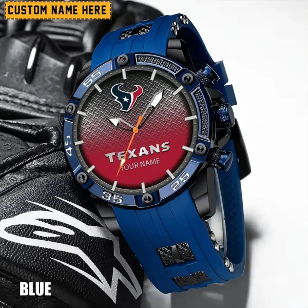 Houston Texans Silicon Strap Fashion Wrist Watch Trending 2025 SPTSSFWW013 - Image 2