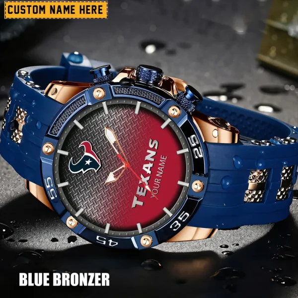 Houston Texans Silicon Strap Fashion Wrist Watch Trending 2025 SPTSSFWW013 - Image 4