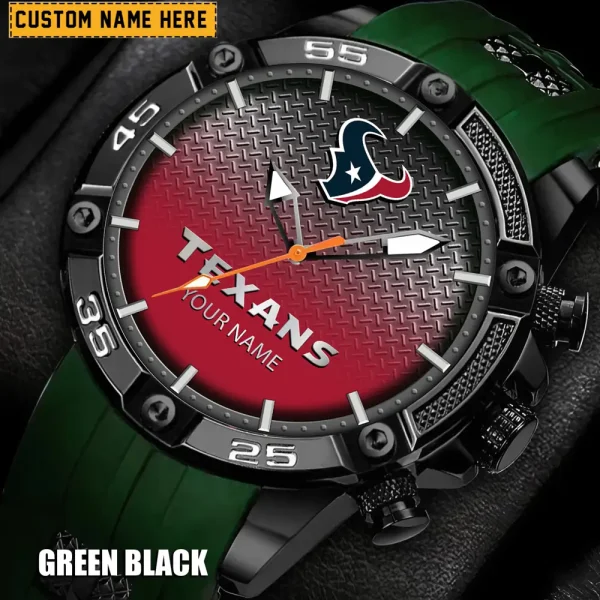 Houston Texans Silicon Strap Fashion Wrist Watch Trending 2025 SPTSSFWW013 - Image 5