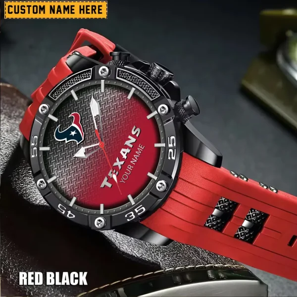 Houston Texans Silicon Strap Fashion Wrist Watch Trending 2025 SPTSSFWW013 - Image 6