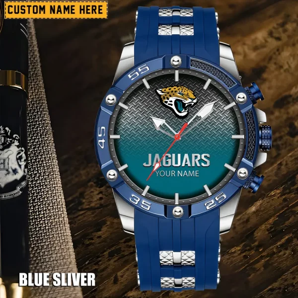 Jacksonville Jaguars Silicon Strap Fashion Wrist Watch Trending 2025 SPTSSFWW015 - Image 3