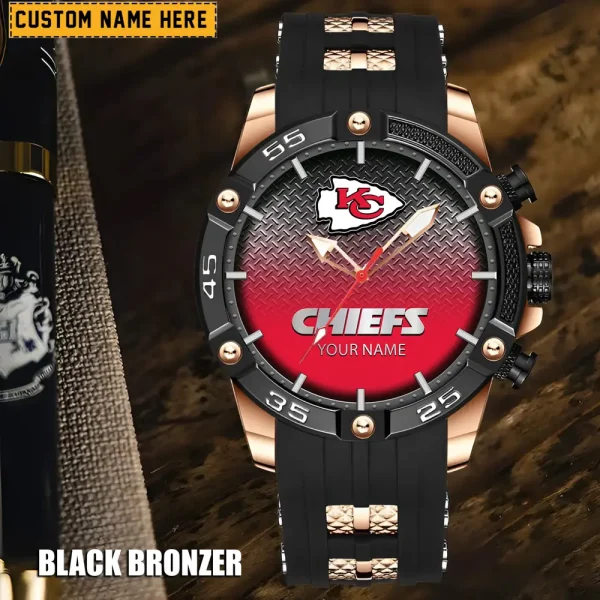 Kansas City Chiefs Silicon Strap Fashion Wrist Watch Trending 2025 SPTSSFWW016