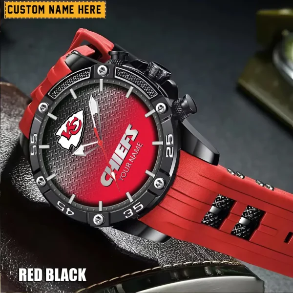 Kansas City Chiefs Silicon Strap Fashion Wrist Watch Trending 2025 SPTSSFWW016 - Image 2
