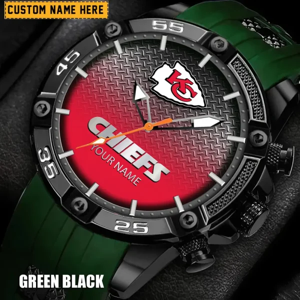 Kansas City Chiefs Silicon Strap Fashion Wrist Watch Trending 2025 SPTSSFWW016 - Image 3