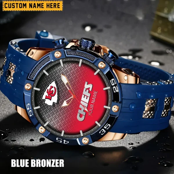 Kansas City Chiefs Silicon Strap Fashion Wrist Watch Trending 2025 SPTSSFWW016 - Image 4