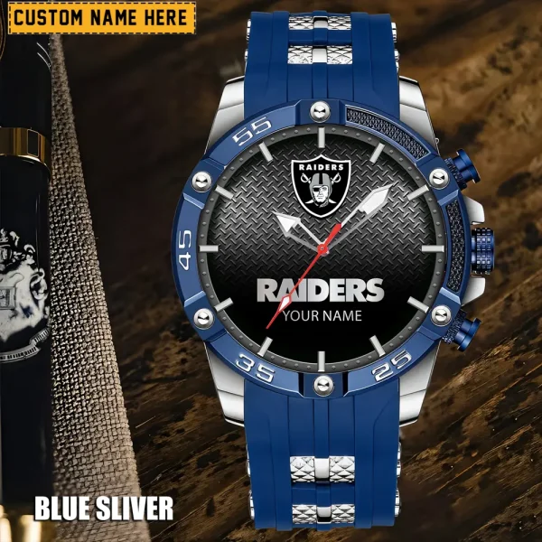 Las Vegas Raiders Silicon Strap Fashion Wrist Watch Trending 2025 SPTSSFWW017 - Image 5