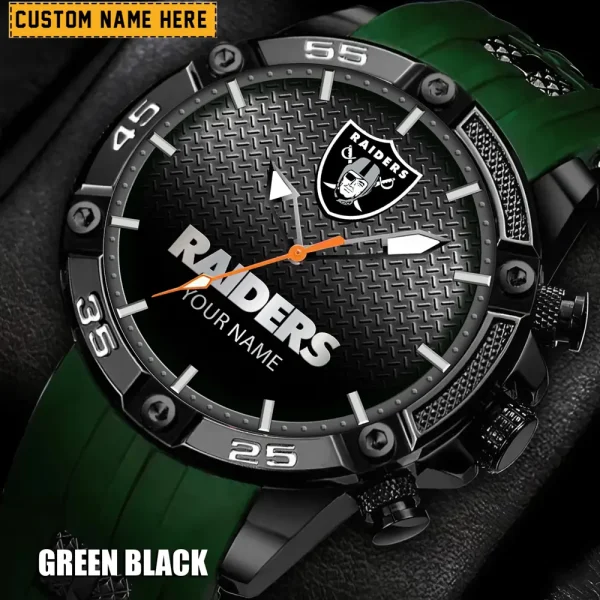 Las Vegas Raiders Silicon Strap Fashion Wrist Watch Trending 2025 SPTSSFWW017 - Image 6
