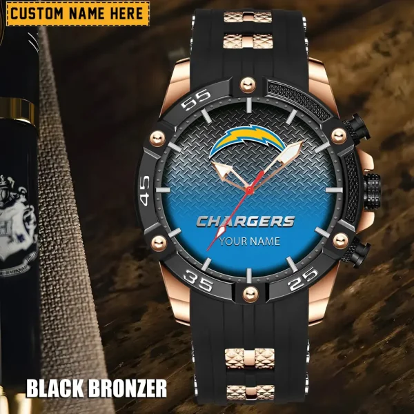 Los Angeles Chargers Silicon Strap Fashion Wrist Watch Trending 2025 SPTSSFWW018 - Image 2