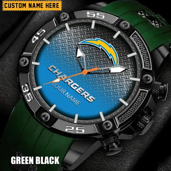 Los Angeles Chargers Silicon Strap Fashion Wrist Watch Trending 2025 SPTSSFWW018 - Image 4