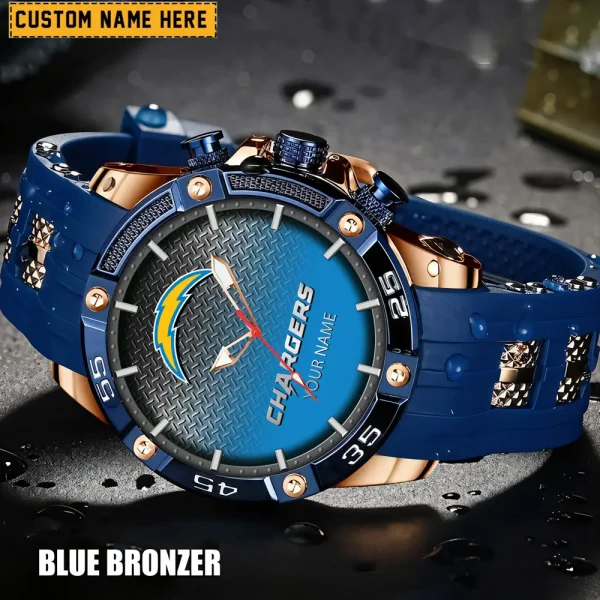 Los Angeles Chargers Silicon Strap Fashion Wrist Watch Trending 2025 SPTSSFWW018 - Image 5