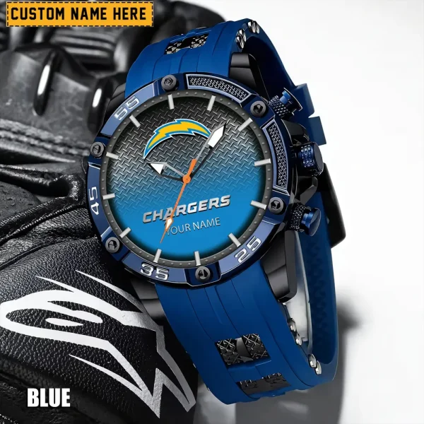 Los Angeles Chargers Silicon Strap Fashion Wrist Watch Trending 2025 SPTSSFWW018 - Image 6