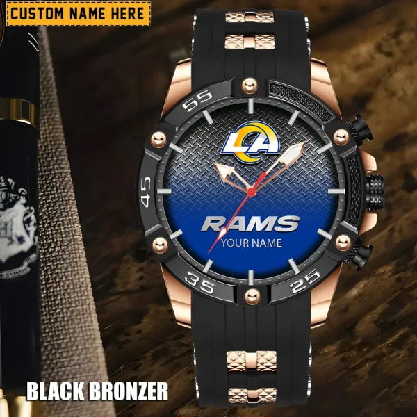Los Angeles Rams Silicon Strap Fashion Wrist Watch Trending 2025 SPTSSFWW019