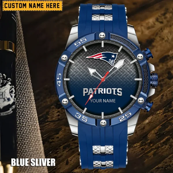 New England Patriots Silicon Strap Fashion Wrist Watch Trending 2025 SPTSSFWW022