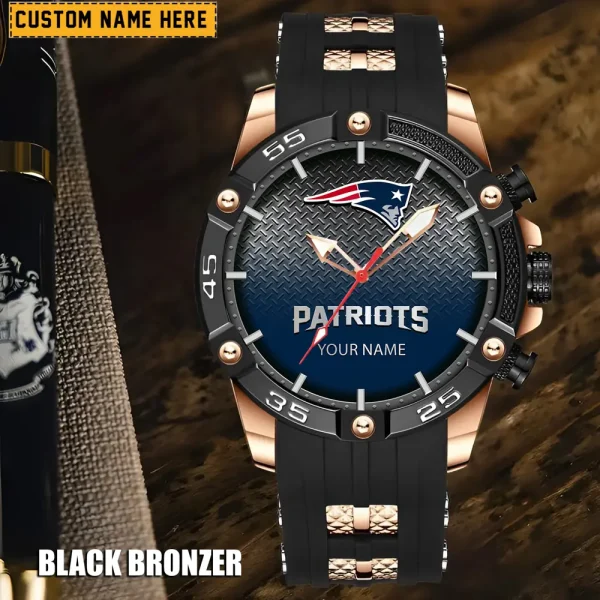 New England Patriots Silicon Strap Fashion Wrist Watch Trending 2025 SPTSSFWW022 - Image 2