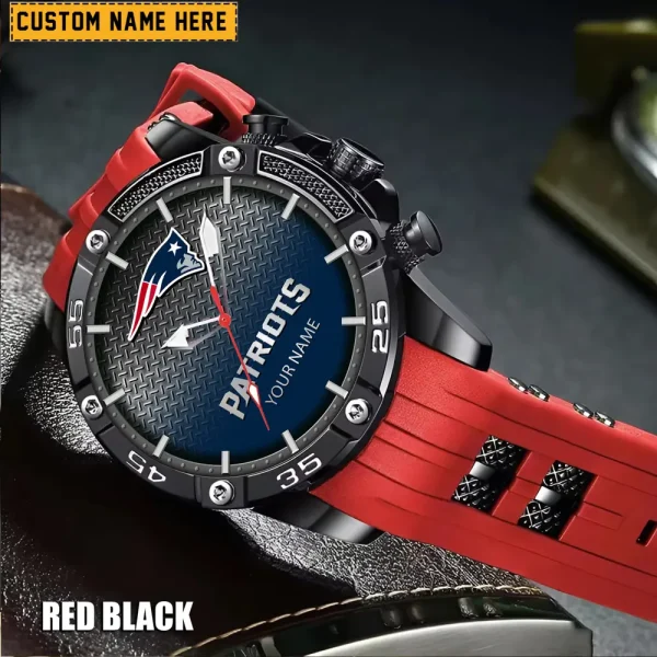 New England Patriots Silicon Strap Fashion Wrist Watch Trending 2025 SPTSSFWW022 - Image 3