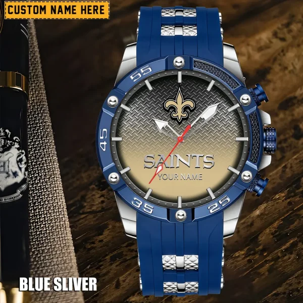 New Orleans Saints Silicon Strap Fashion Wrist Watch Trending 2025 SPTSSFWW023 - Image 3