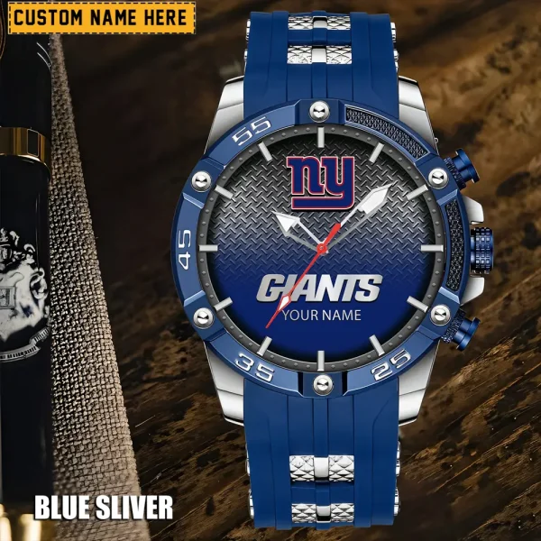 New York Giants Silicon Strap Fashion Wrist Watch Trending 2025 SPTSSFWW024 - Image 3