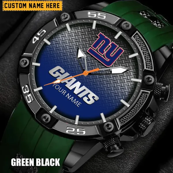 New York Giants Silicon Strap Fashion Wrist Watch Trending 2025 SPTSSFWW024 - Image 4