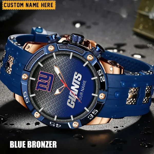 New York Giants Silicon Strap Fashion Wrist Watch Trending 2025 SPTSSFWW024 - Image 5