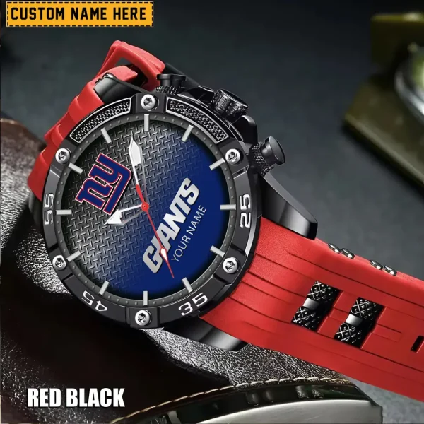 New York Giants Silicon Strap Fashion Wrist Watch Trending 2025 SPTSSFWW024 - Image 6