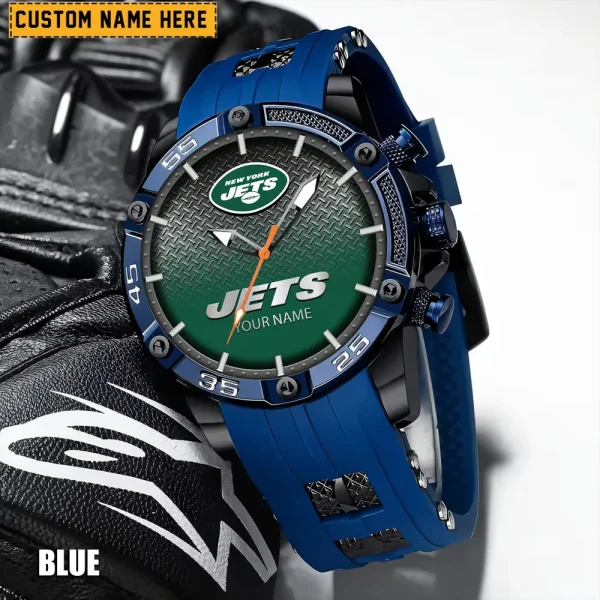 New York Jets Silicon Strap Fashion Wrist Watch Trending 2025 SPTSSFWW025 - Image 3