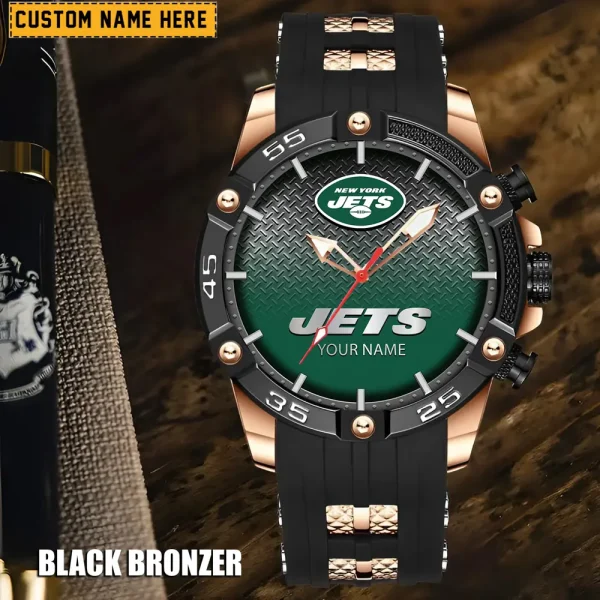 New York Jets Silicon Strap Fashion Wrist Watch Trending 2025 SPTSSFWW025