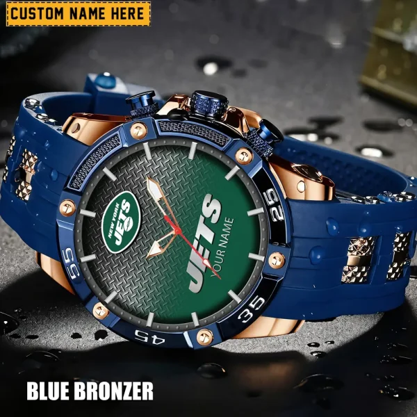 New York Jets Silicon Strap Fashion Wrist Watch Trending 2025 SPTSSFWW025 - Image 6