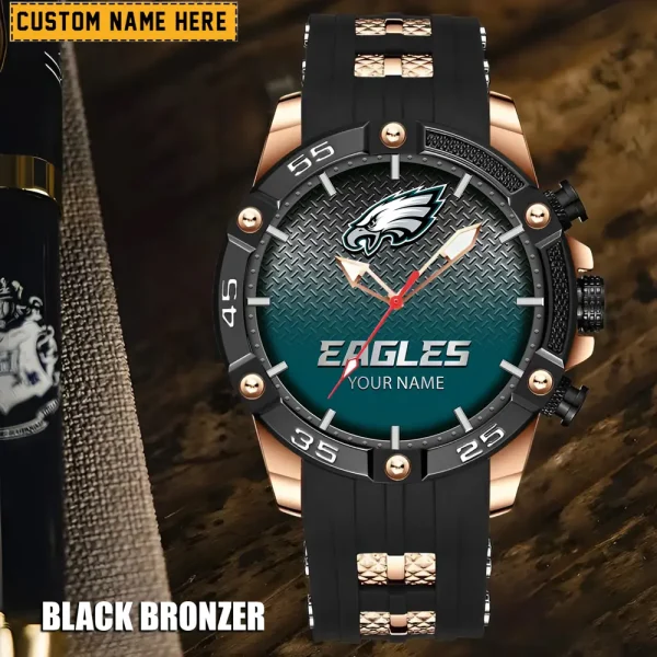 Philadelphia Eagles Silicon Strap Fashion Wrist Watch Trending 2025 SPTSSFWW026