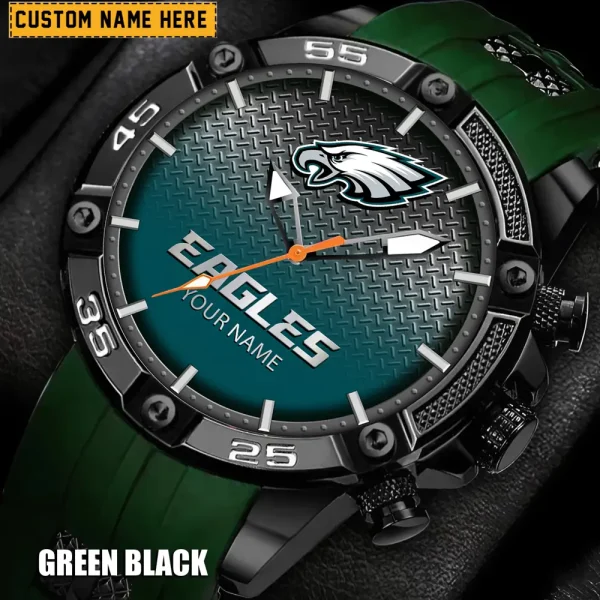 Philadelphia Eagles Silicon Strap Fashion Wrist Watch Trending 2025 SPTSSFWW026 - Image 3