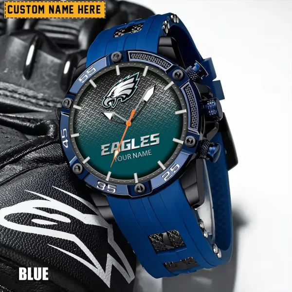 Philadelphia Eagles Silicon Strap Fashion Wrist Watch Trending 2025 SPTSSFWW026 - Image 5
