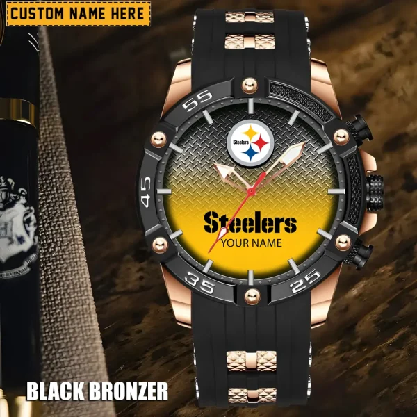 Pittsburgh Steelers Silicon Strap Fashion Wrist Watch Trending 2025 SPTSSFWW027