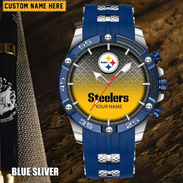 Pittsburgh Steelers Silicon Strap Fashion Wrist Watch Trending 2025 SPTSSFWW027 - Image 3